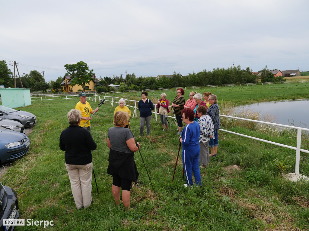 Zajęcia nordic walking w gminie Gozdowo