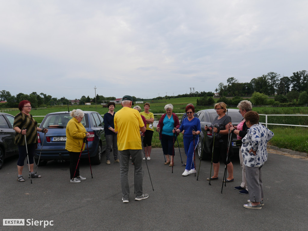 Zajęcia nordic walking w gminie Gozdowo