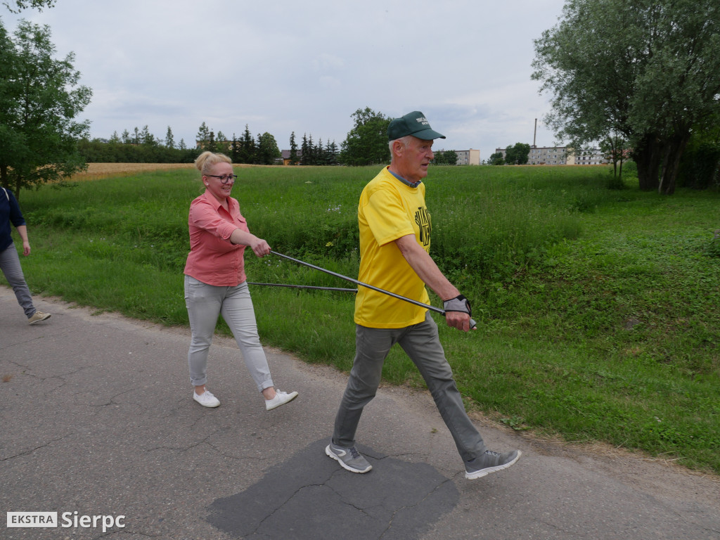 Zajęcia nordic walking w gminie Gozdowo