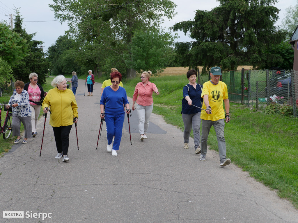 Zajęcia nordic walking w gminie Gozdowo