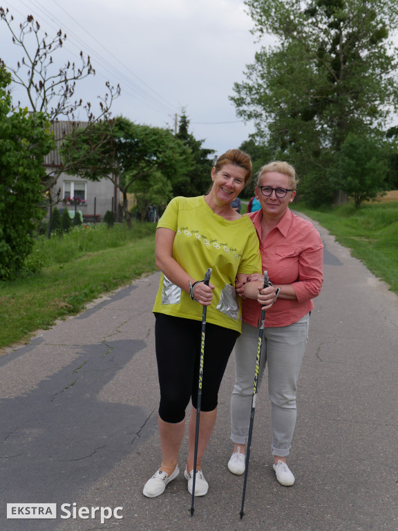 Zajęcia nordic walking w gminie Gozdowo