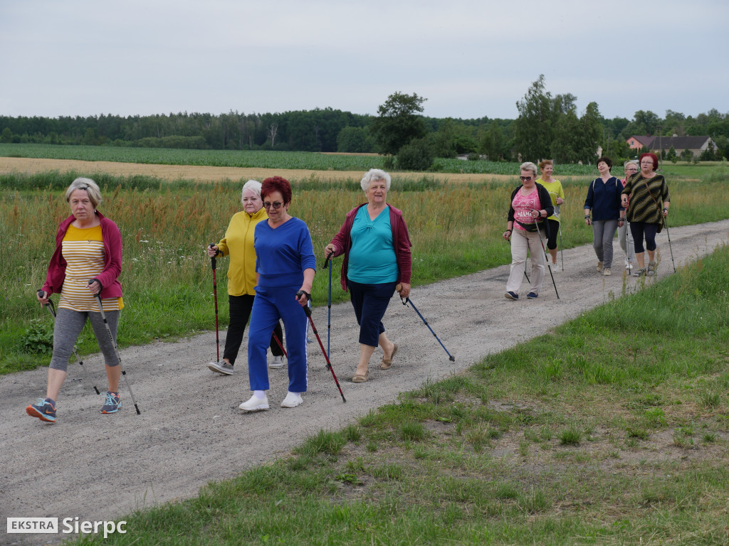 Zajęcia nordic walking w gminie Gozdowo
