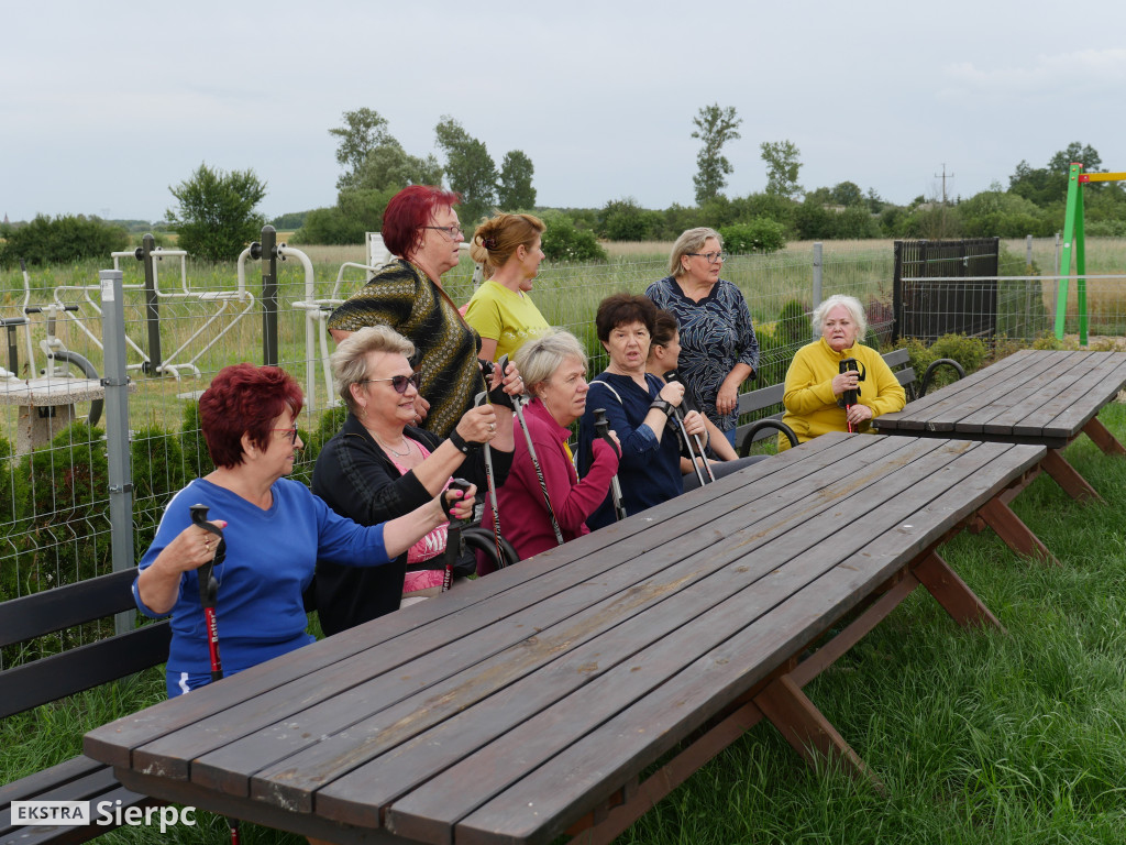 Zajęcia nordic walking w gminie Gozdowo