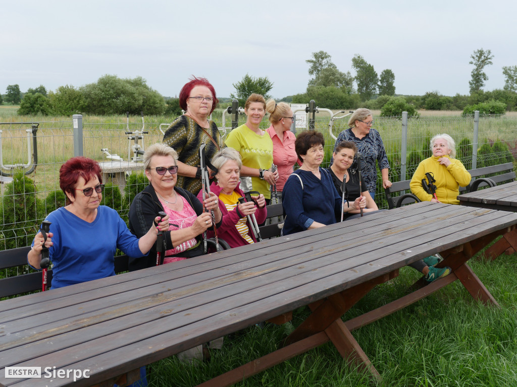 Zajęcia nordic walking w gminie Gozdowo