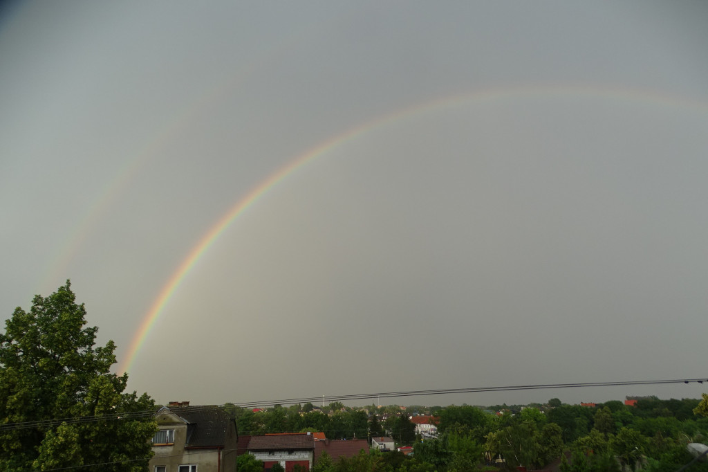 Tęcza nad Sierpcem