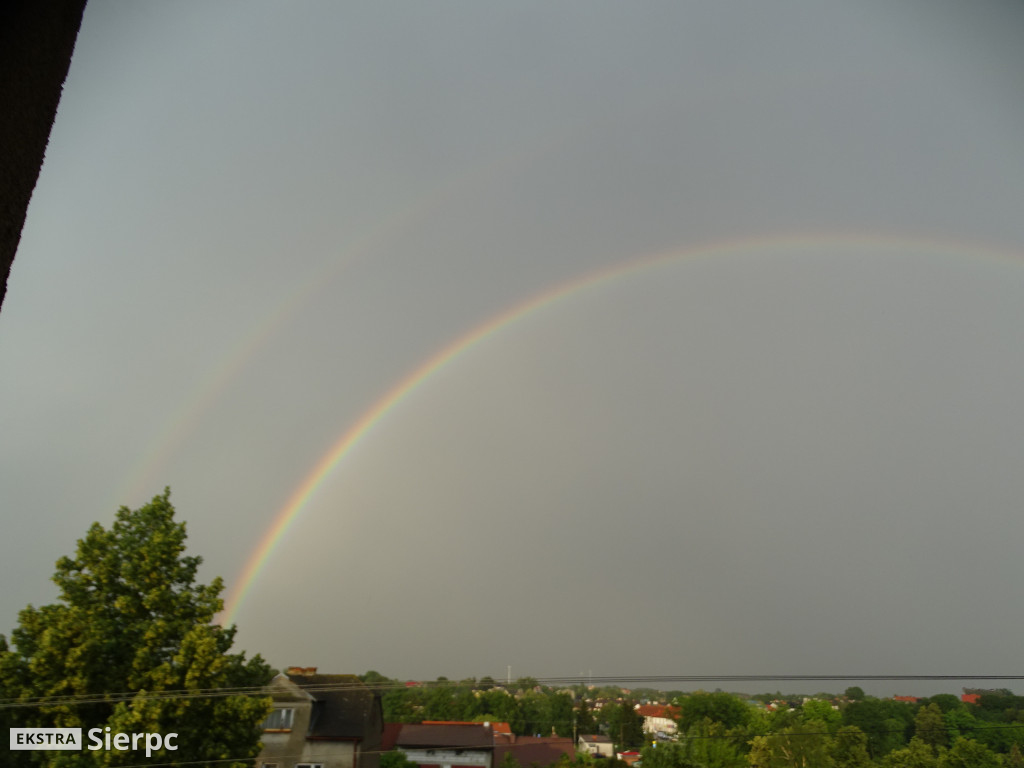Tęcza nad Sierpcem