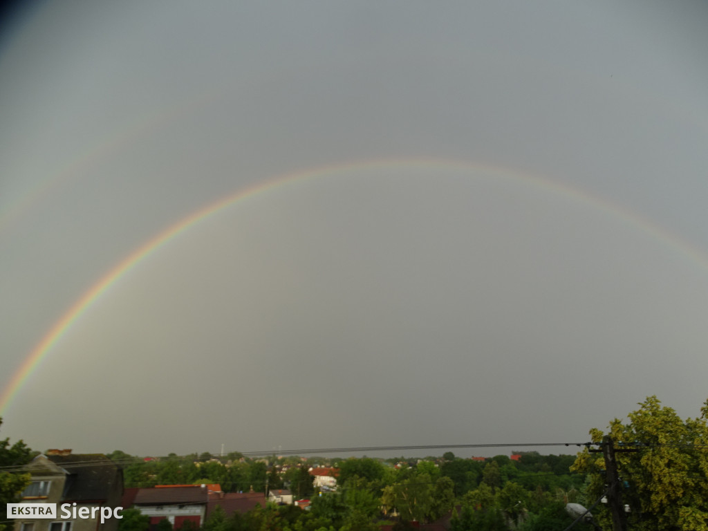 Tęcza nad Sierpcem