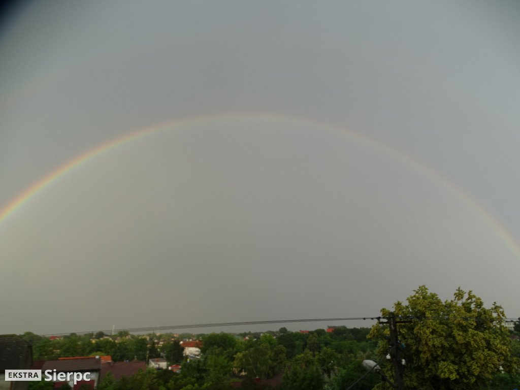 Tęcza nad Sierpcem