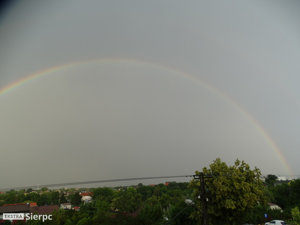 Tęcza nad Sierpcem