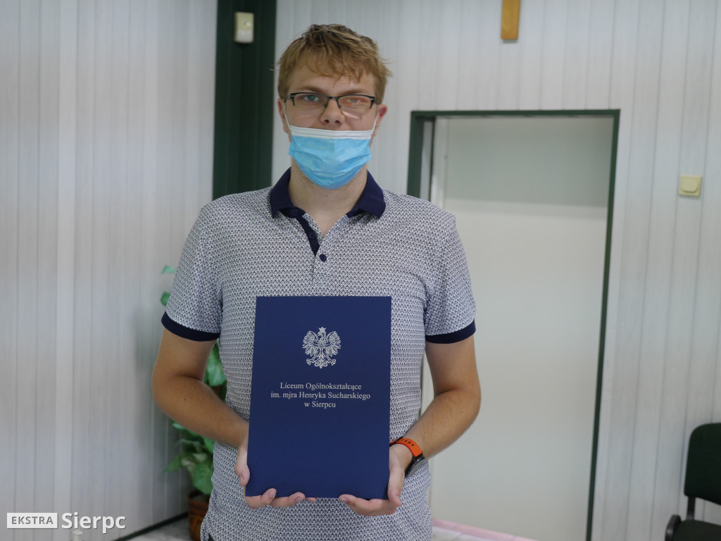 Wręczenie wyników matur w LO w Sierpcu