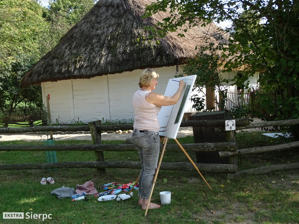 Plener w sierpeckim skansenie