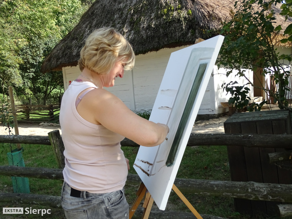 Plener w sierpeckim skansenie