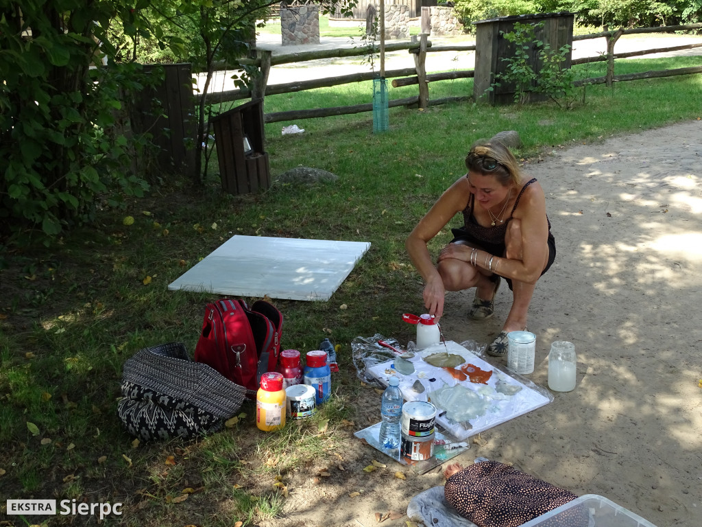 Plener w sierpeckim skansenie