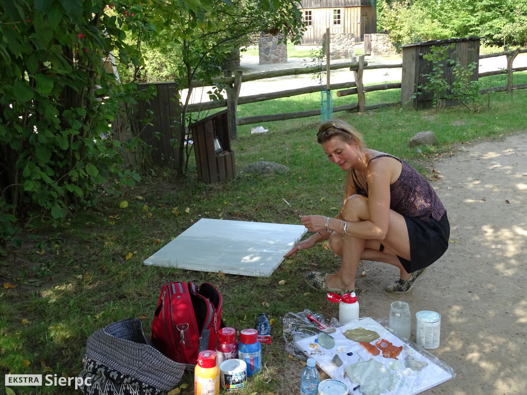 Plener w sierpeckim skansenie