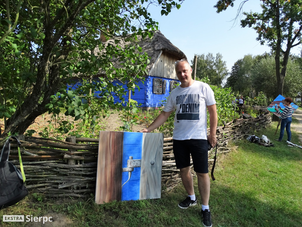 Plener w sierpeckim skansenie