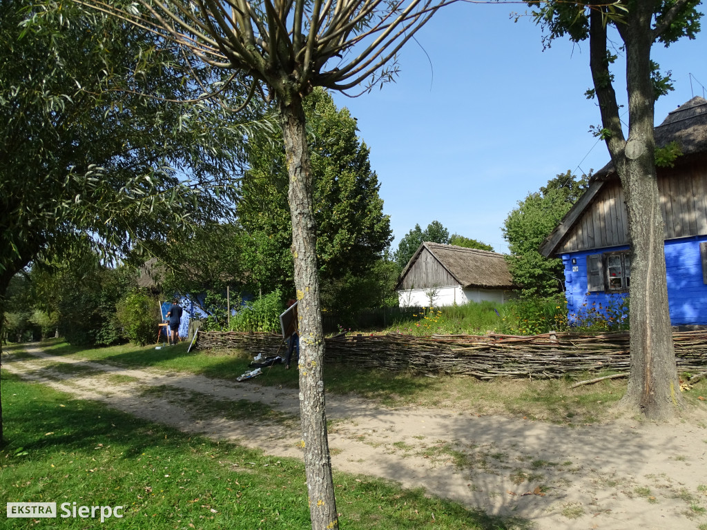 Plener w sierpeckim skansenie