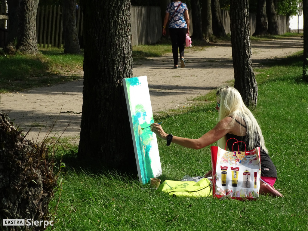 Plener w sierpeckim skansenie