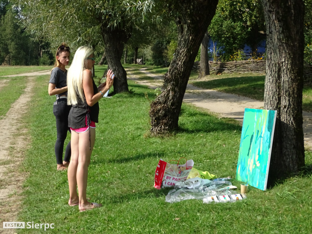 Plener w sierpeckim skansenie