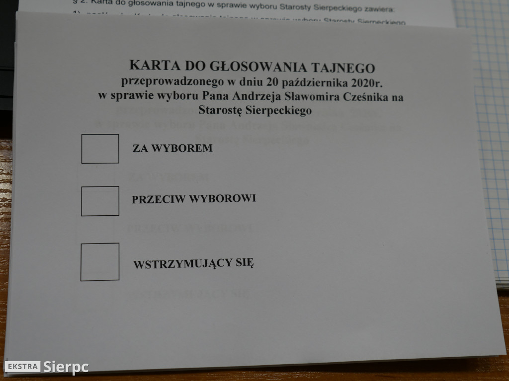 Nadzwyczajna sesja Rady Powiatu