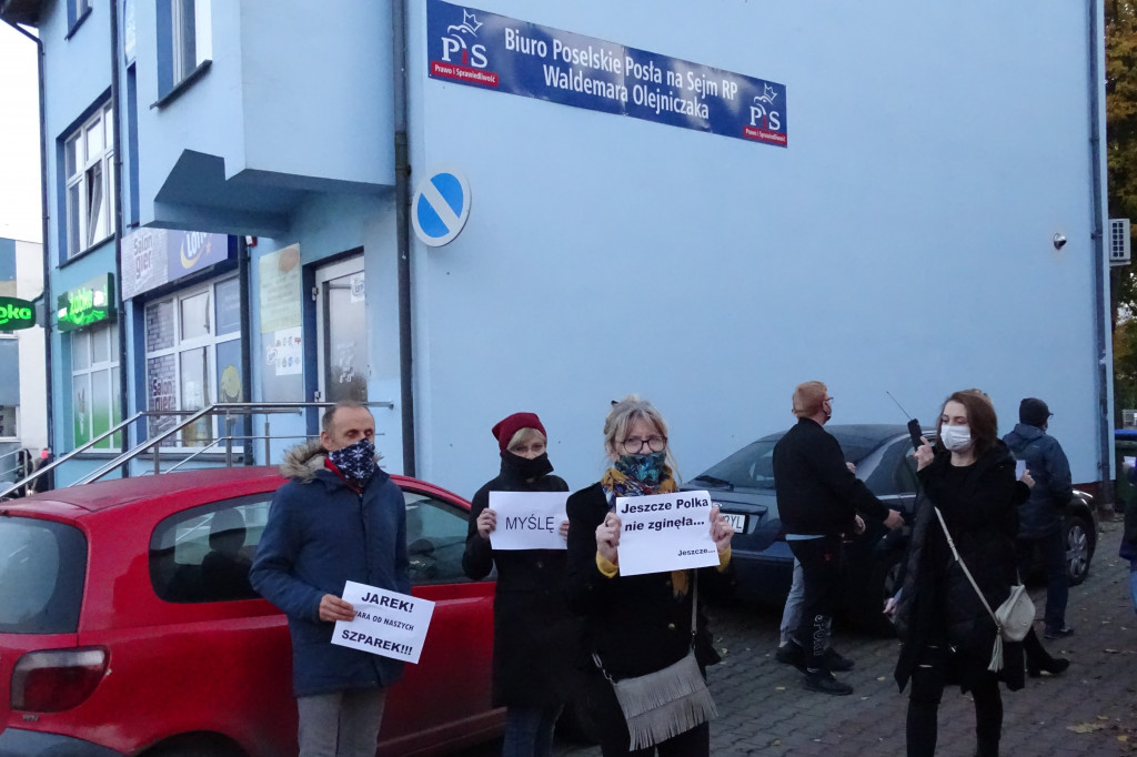 Protest mieszkańców Sierpca