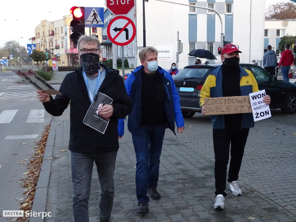 Protest mieszkańców Sierpca