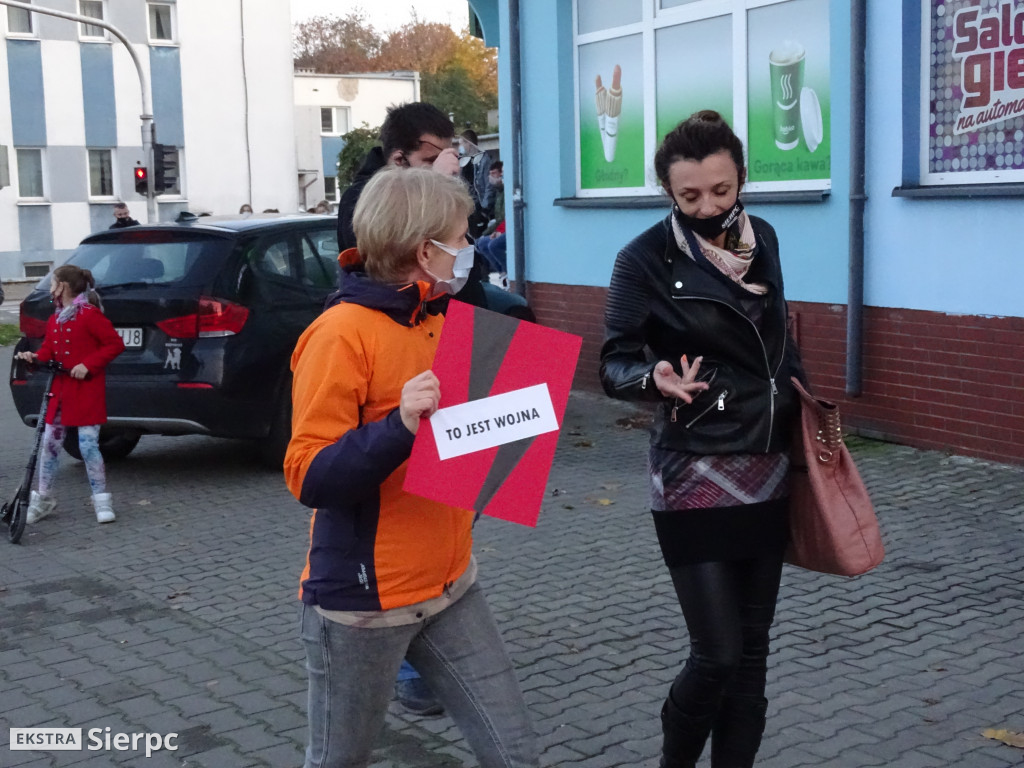 Protest mieszkańców Sierpca