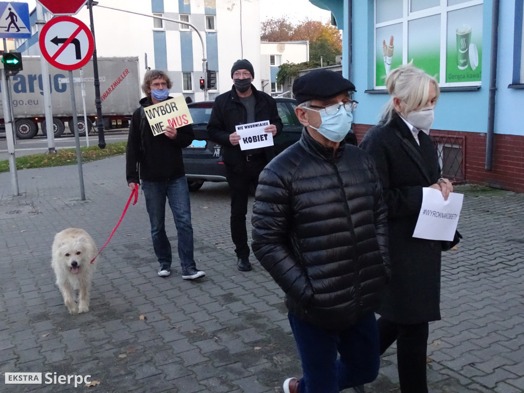 Protest mieszkańców Sierpca