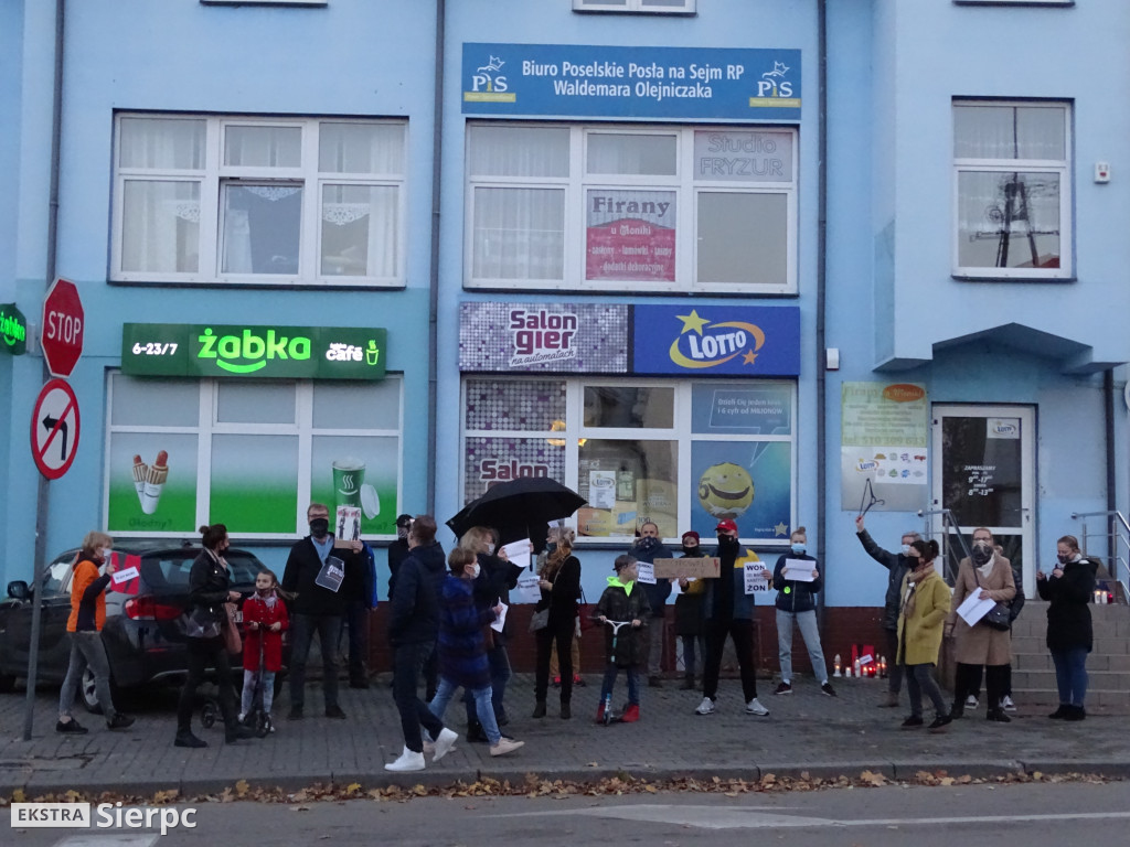 Protest mieszkańców Sierpca