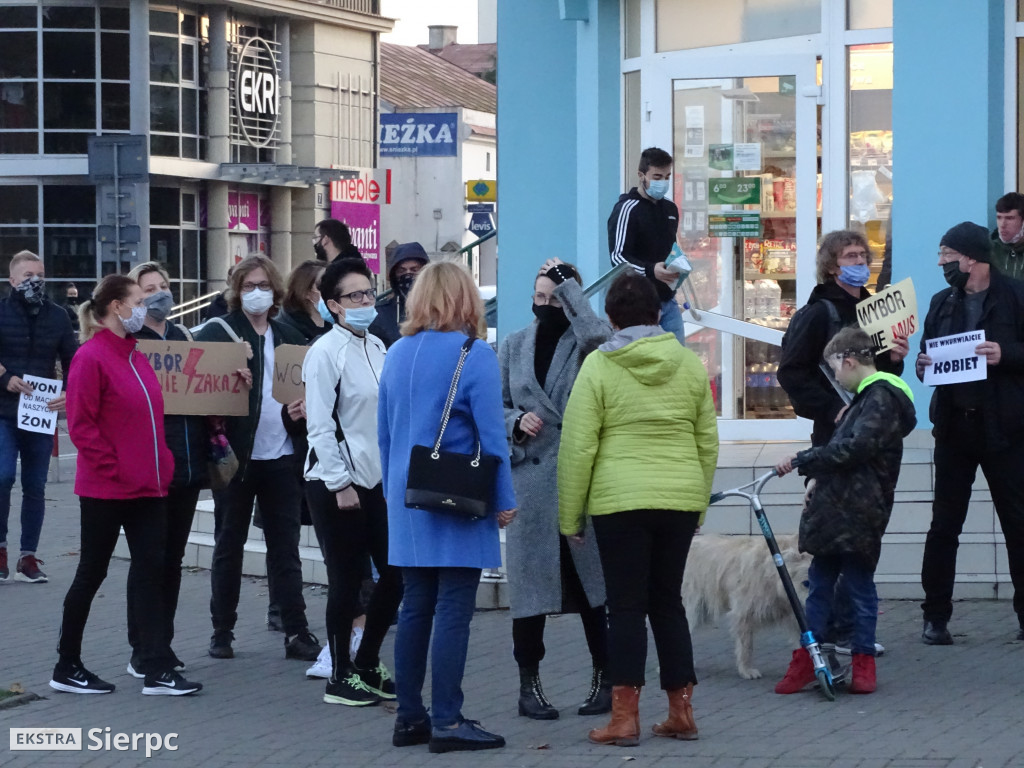Protest mieszkańców Sierpca