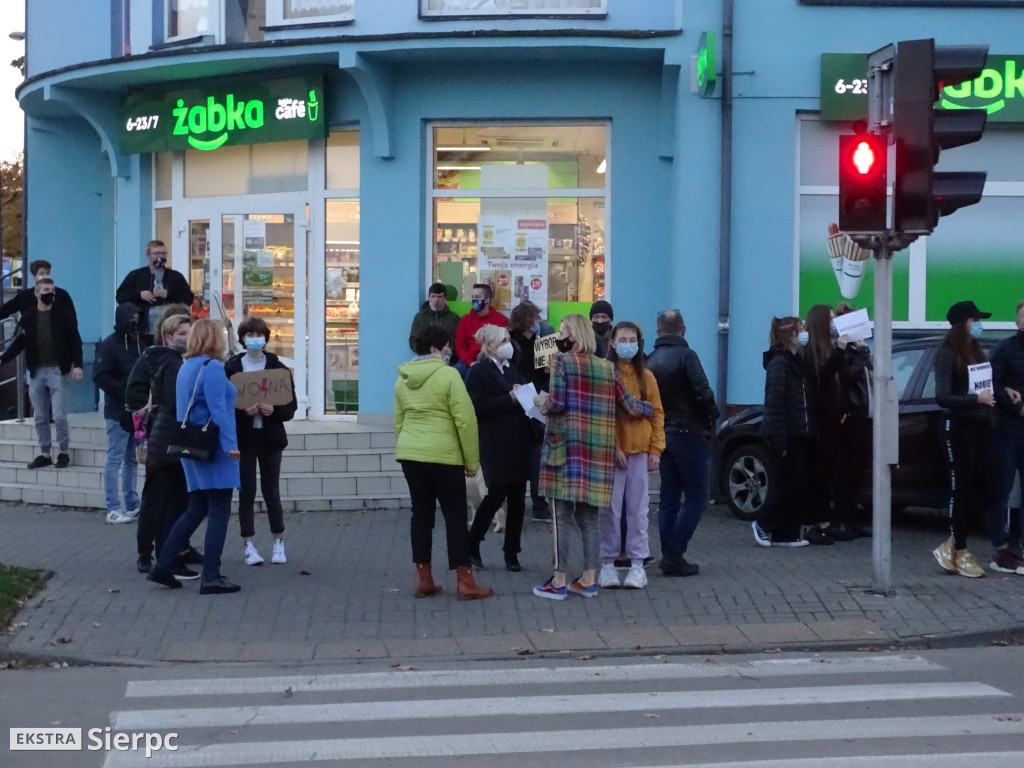 Protest mieszkańców Sierpca