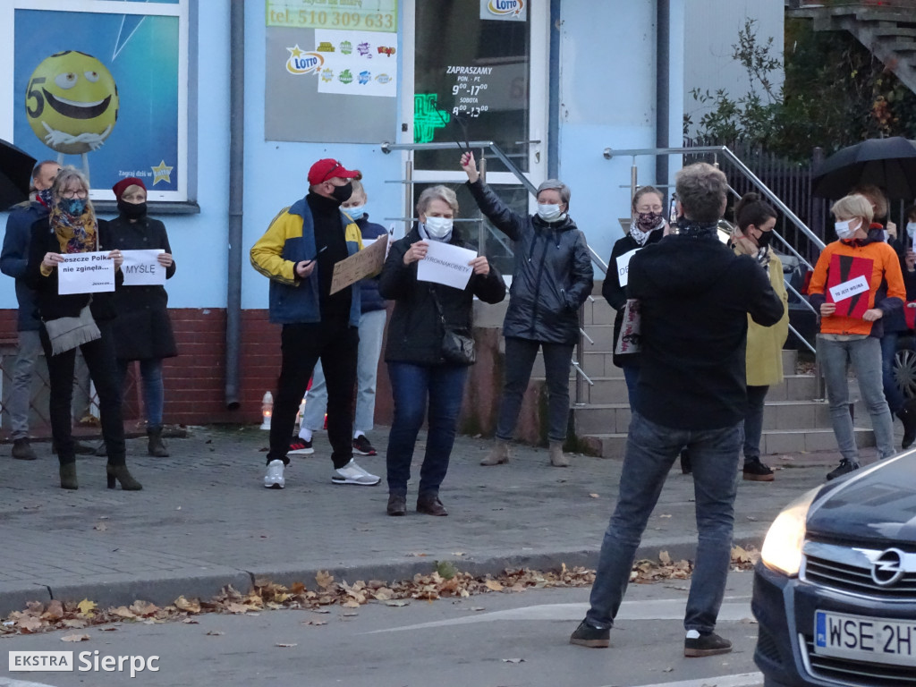 Protest mieszkańców Sierpca