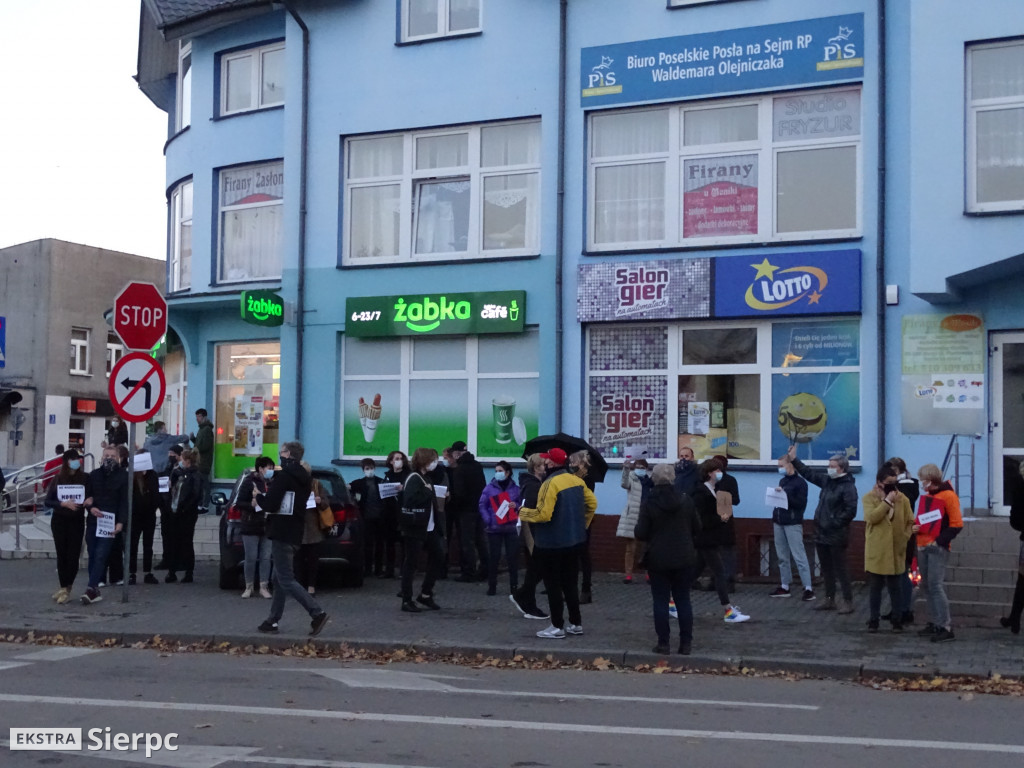 Protest mieszkańców Sierpca