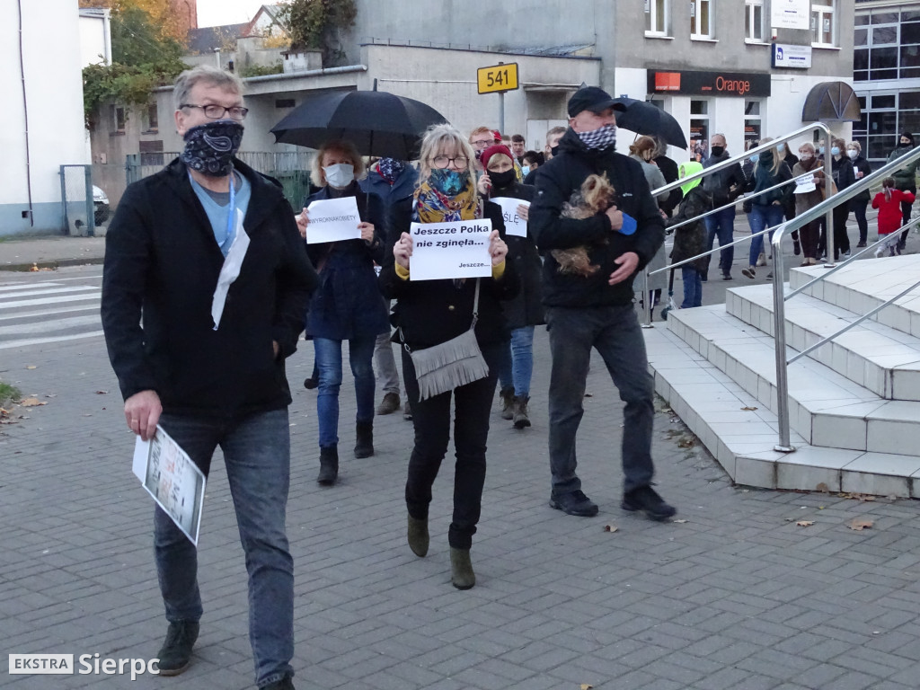 Protest mieszkańców Sierpca