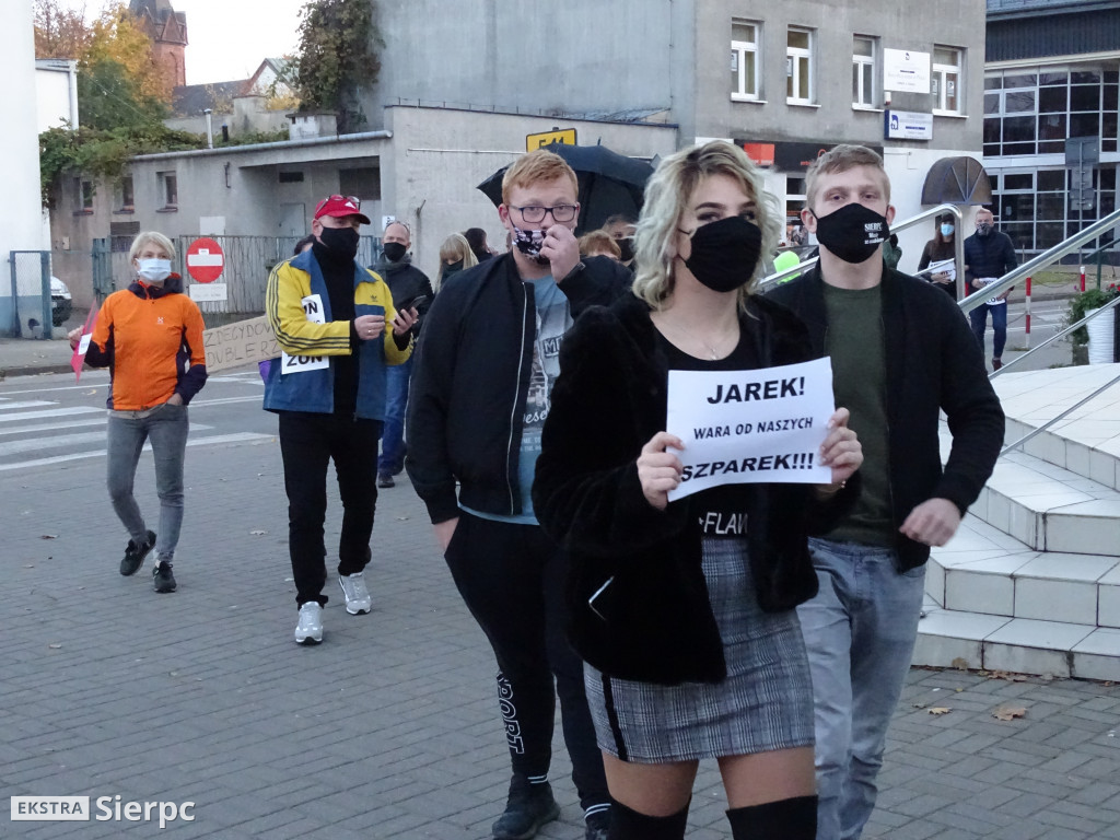 Protest mieszkańców Sierpca