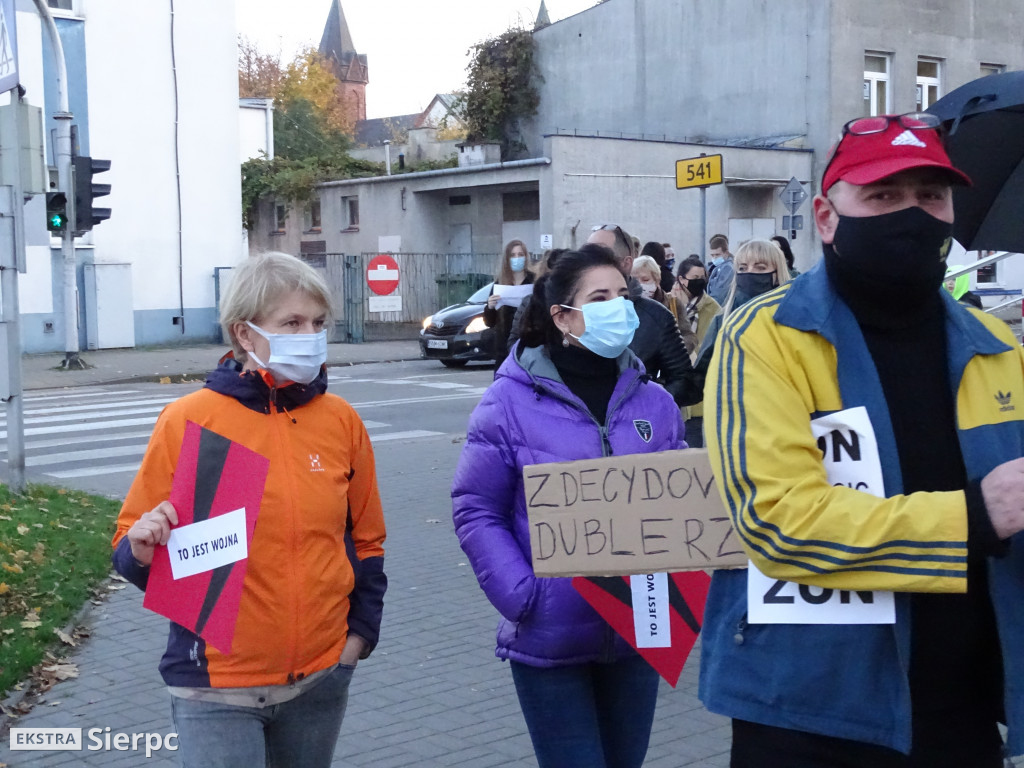 Protest mieszkańców Sierpca