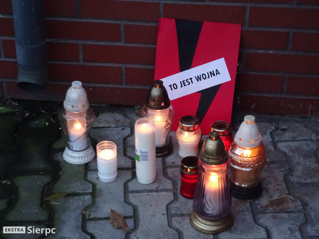 Protest mieszkańców Sierpca