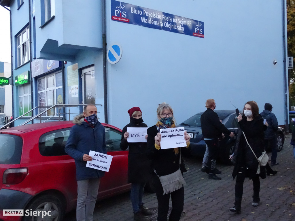 Protest mieszkańców Sierpca