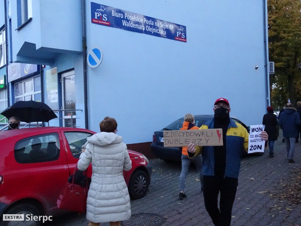 Protest mieszkańców Sierpca