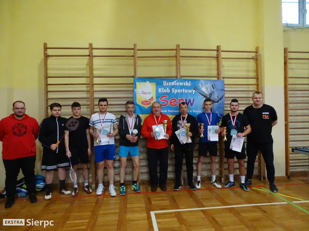 Mistrzostwa Sierpca w grze podwójnej w badmintona