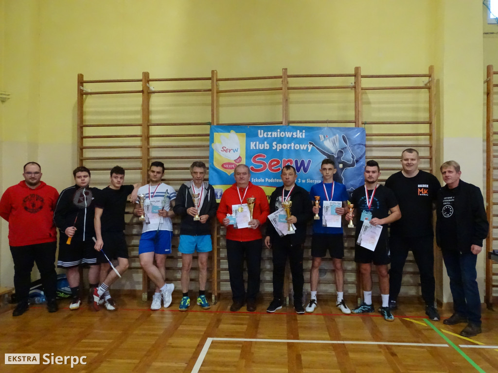 Mistrzostwa Sierpca w grze podwójnej w badmintona