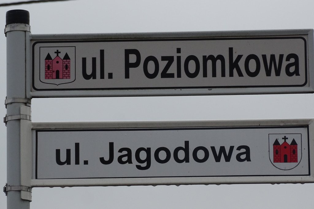 Sierpeckie ulice - Jagodowa i Poziomkowa