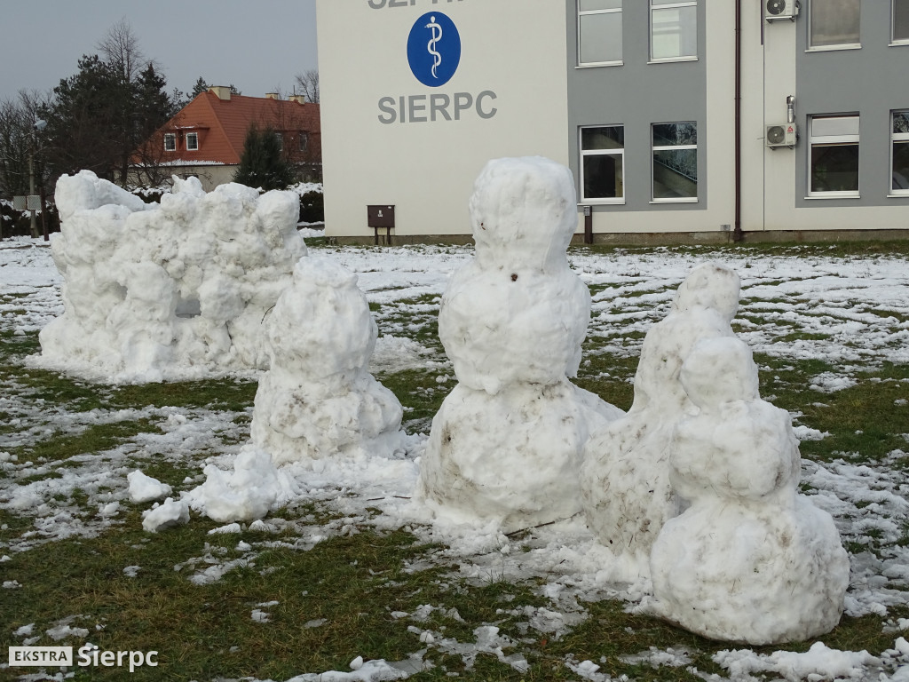 Zimowe zabawy na śniegu