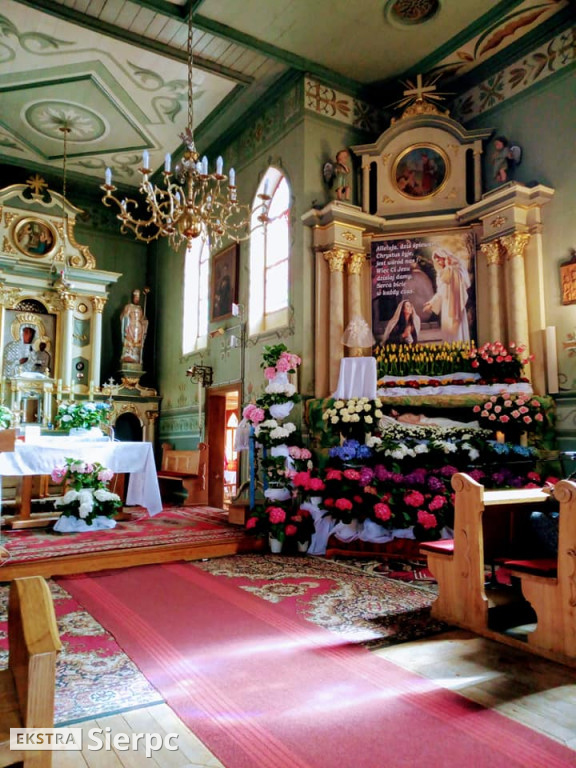 Groby Pańskie w kościołach w powiecie sierpeckim