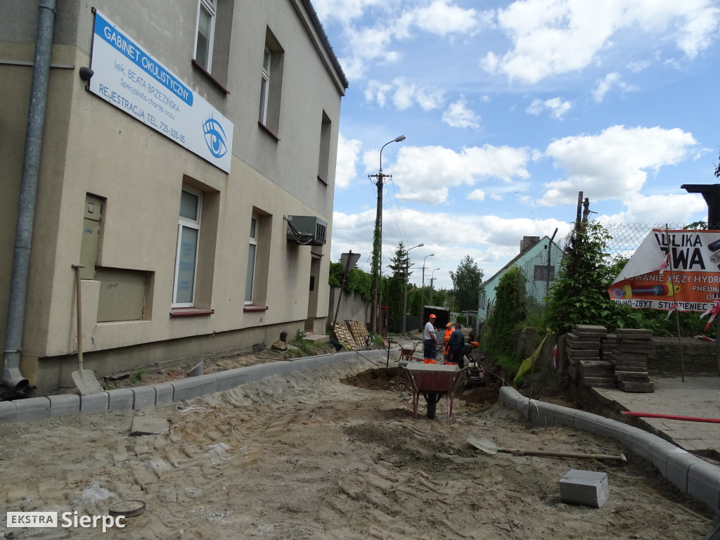 Remont ul. Konopnickiej w Sierpcu