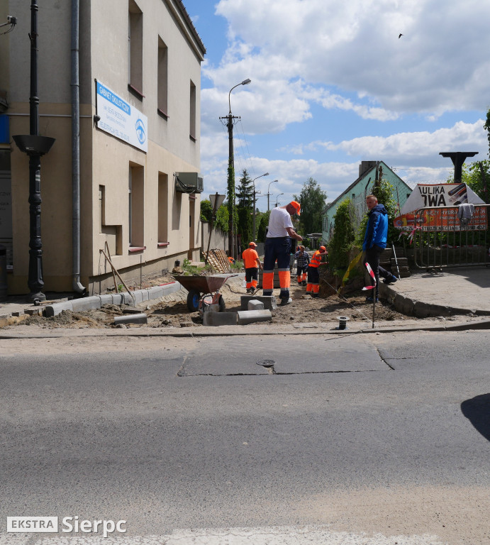 Remont ul. Konopnickiej w Sierpcu