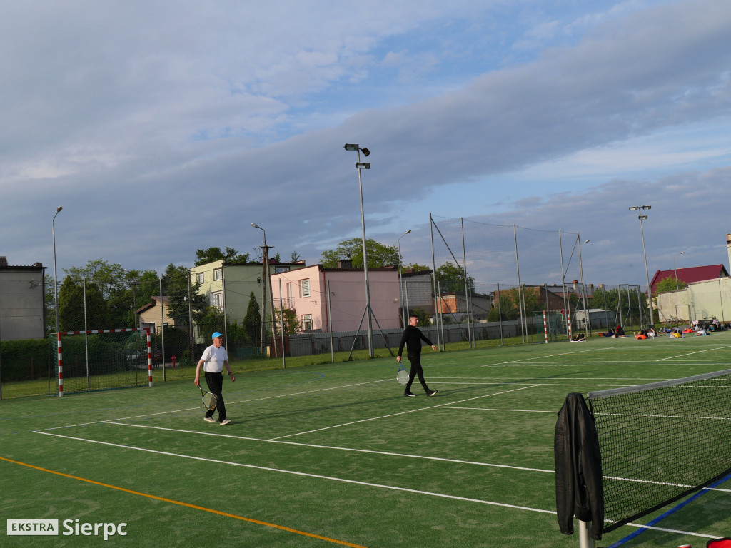 Trening tenisowy  z udziałem Maksyma Rzemińskiego