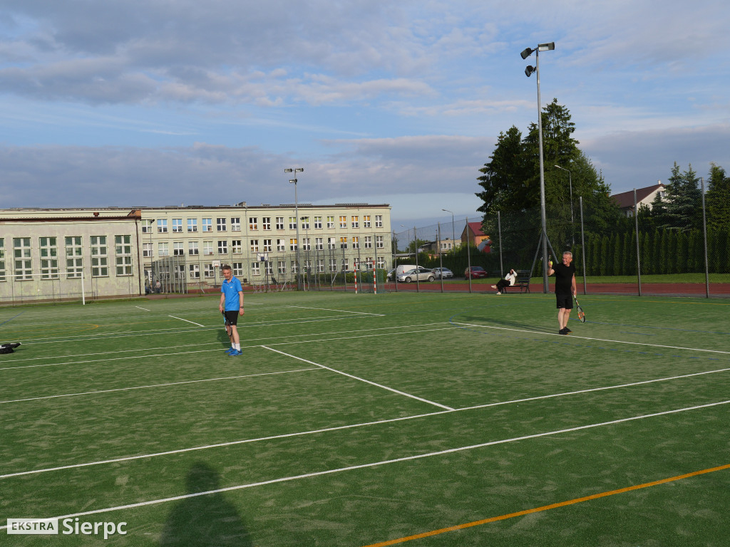 Trening tenisowy  z udziałem Maksyma Rzemińskiego