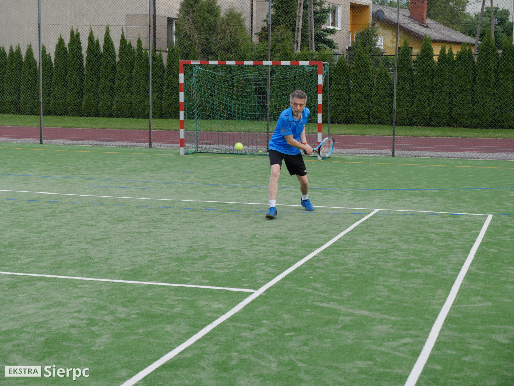 Trening tenisowy  z udziałem Maksyma Rzemińskiego