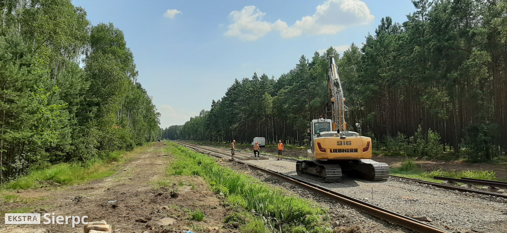 Budowa linii kolejowej nr 33
