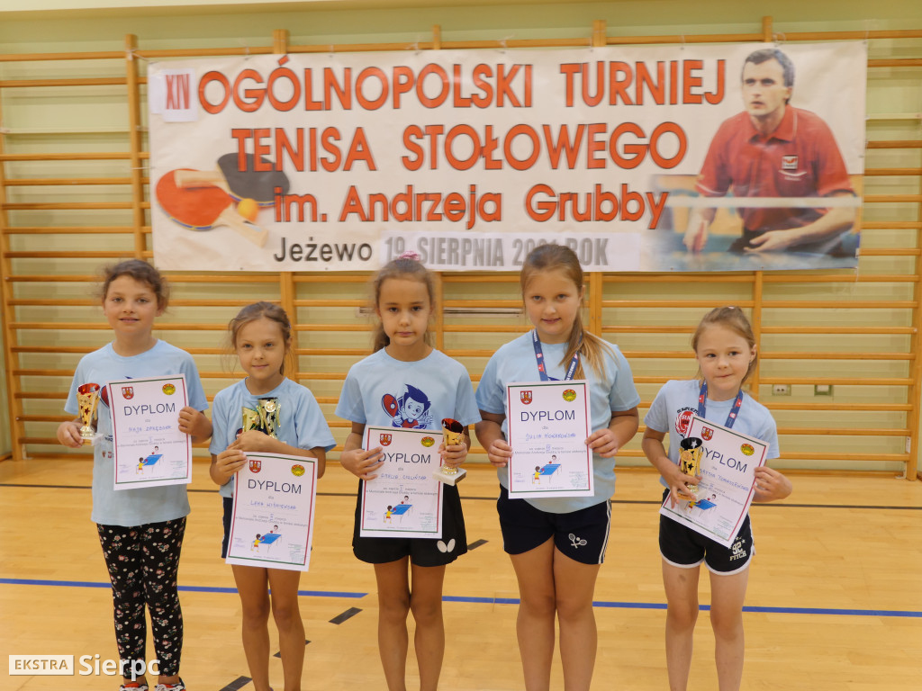 Turniej tenisa stołowego w Jeżewie